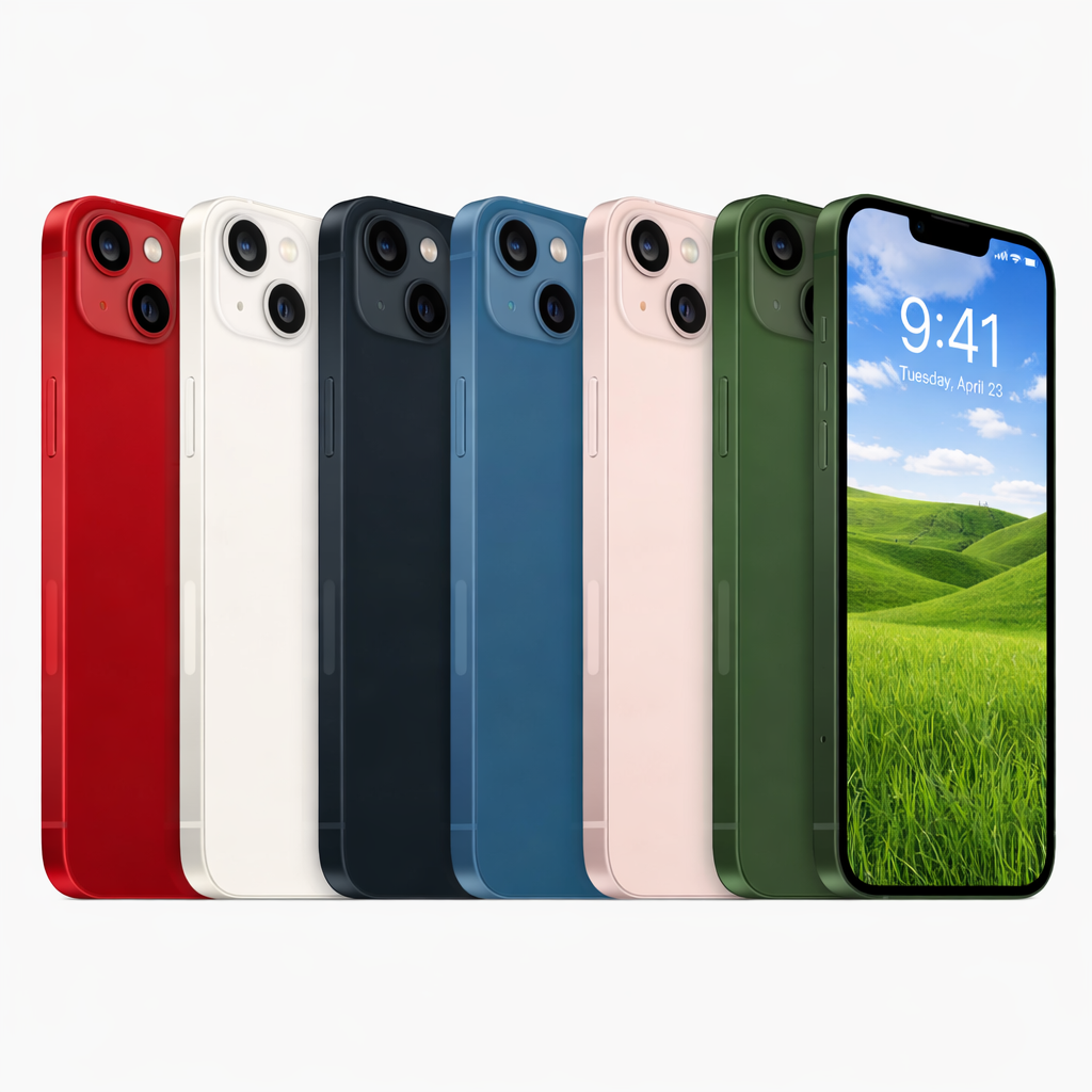 Apple iPhone 13 - 128GB/256GB/512GB - Pink / Midnight / Starlight / Green / Blue / Red - Excellent - Refurbished