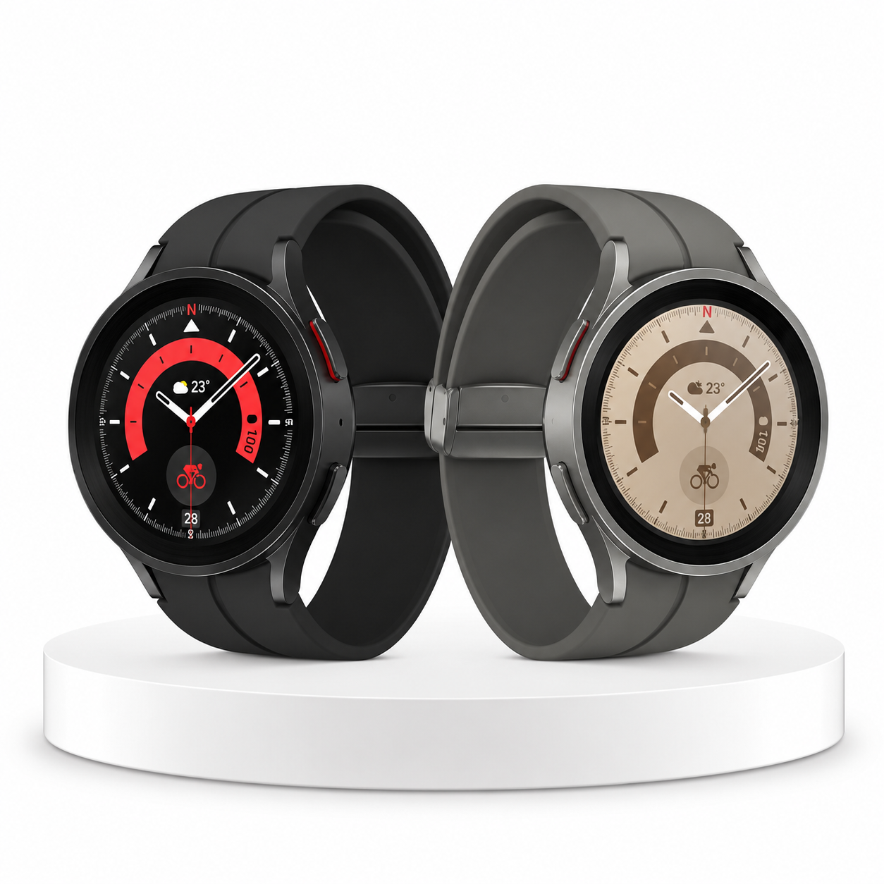 Samsung Galaxy Watch5 Pro Bluetooth - 45mm - Black Titanium, Gray Titanium