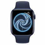 Apple Watch Series 6 44mm Blue Aluminium Case Denim Sport Band GPS Smartwatch with 100% battery - Pristine - Refurbished (Copy) Apple