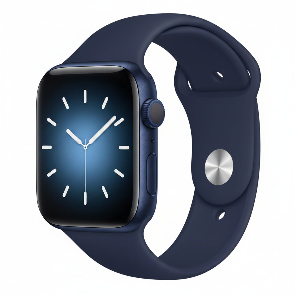 Apple Watch Series 6 44mm Blue Aluminium Case Denim Sport Band GPS Smartwatch with 100% battery - Pristine - Refurbished (Copy) Apple