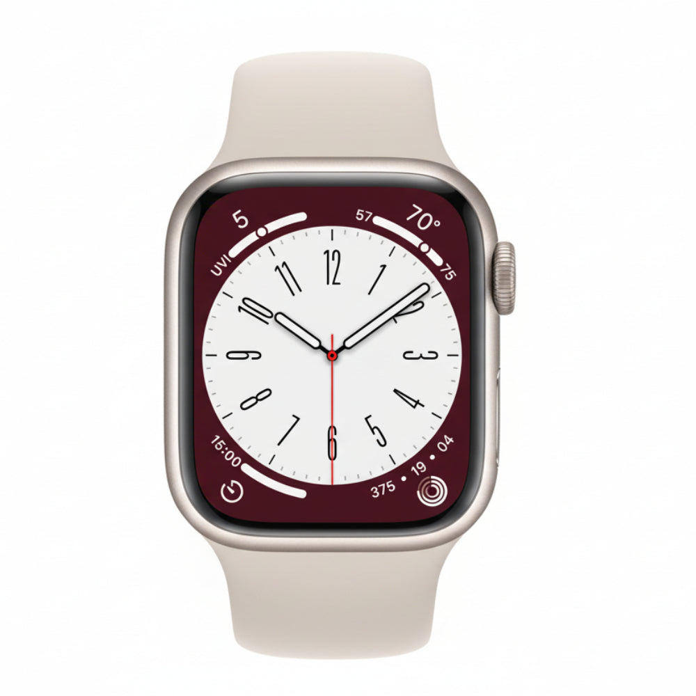 Apple Watch Series 8 – 41 mm Starlight Aluminum excellent condition apple