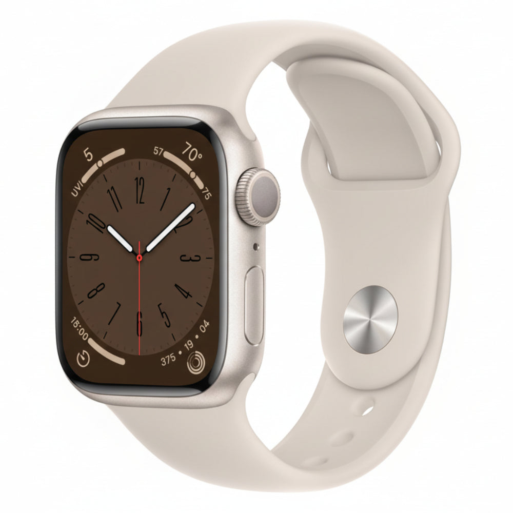 Apple Watch Series 8 – 41 mm Starlight Aluminum excellent condition apple