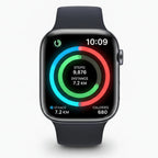 Apple Watch Series 8 41mm Gold Stainless Steel Case Starlight Sport Band GPS + Cellular 32GB Smartwatch