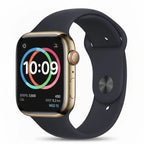 Apple Watch Series 8 41mm Gold Stainless Steel Case Starlight Sport Band GPS + Cellular 32GB Smartwatch