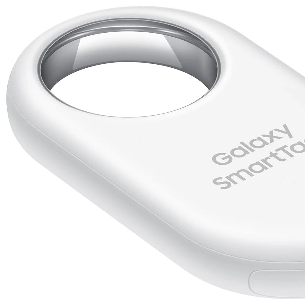 Galaxy SmartTag2 White showing compact ring-ready design