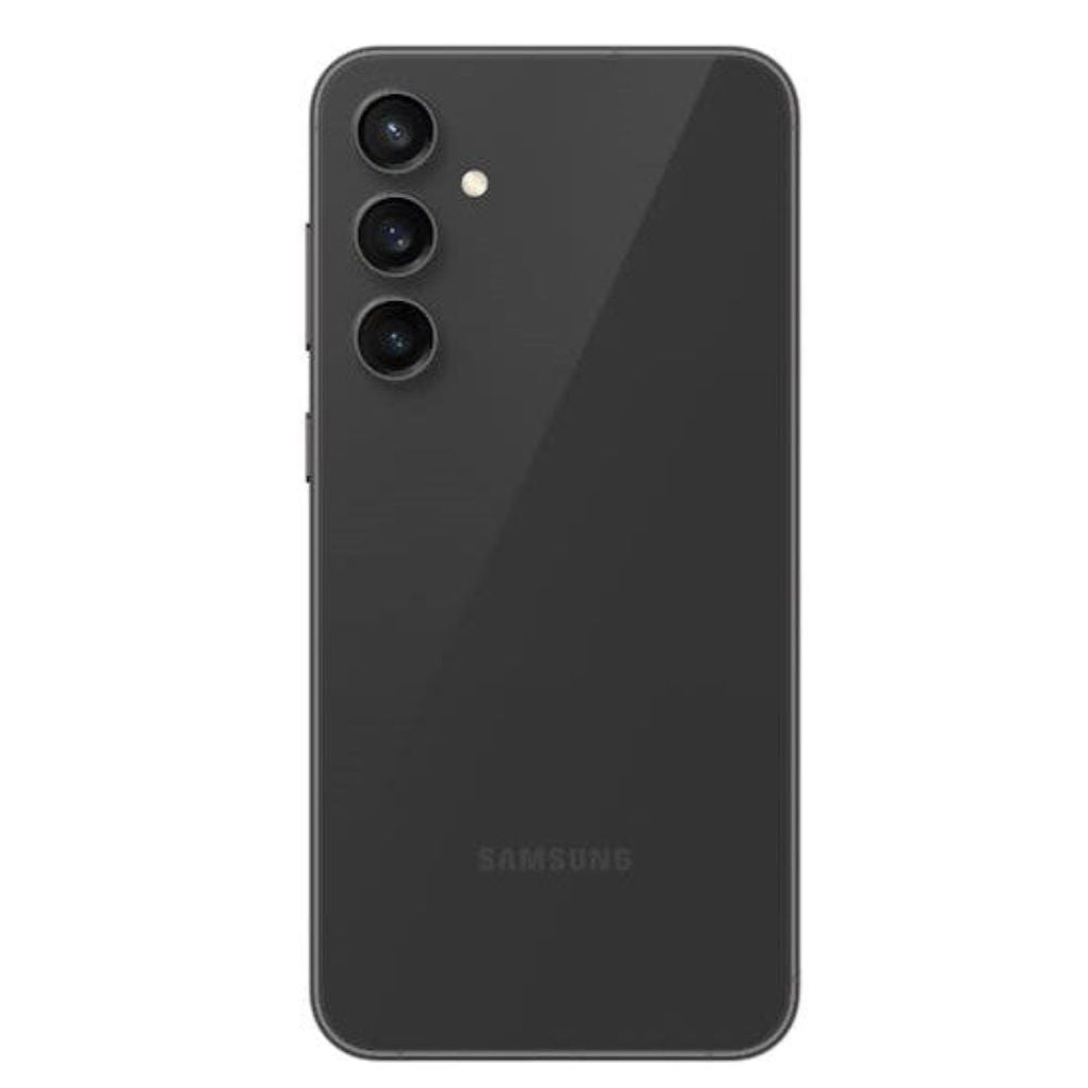 Slight tilted view of S23 FE Graphite showing screen and body sides