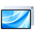 Blue Samsung Galaxy Tab S10 FE tablet on clean white background