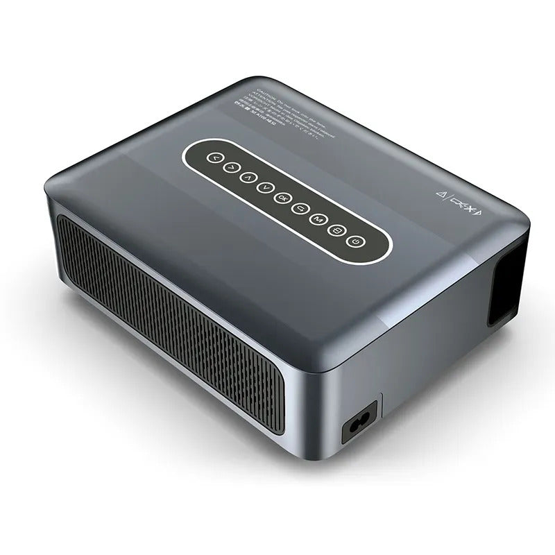 Xnano X1 Projector with Ultra HD 8K Video Decode HDR 10+ AI intelligence android 9.O - Grey - Pristine - Refurbished Tristar Online