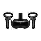 Side-angle shot of Vive Focus 3 showing visor and adjustable head strap