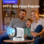 Magcubic HY310 Mini Projector Auto Focus 4K Native 1080P 330ANSI Android11 5W Speaker