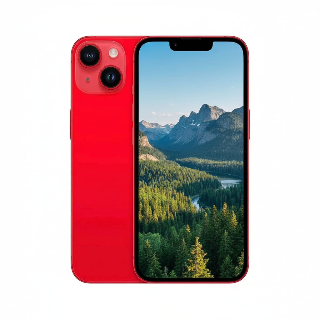 Apple iPhone 14 - 128GB / 256GB / 512GB - Midnight, Starlight, (PRODUCT)RED, Blue, Purple, Yellow With 100% battery - Pristine - Refurbished Apple
