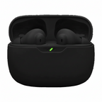 Pair of black JBL Wave Beam 2 True Wireless Earbuds 