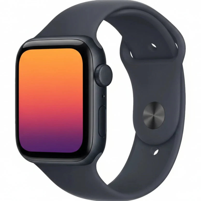 Apple Watch SE (3rd Gen) 44mm Midnight Aluminium Case Midnight Sport Band (M/L) GPS + Cellular 64GB with 80% battery – Pristine Refurbished APPLE