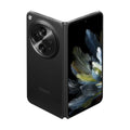 Front-facing view of OPPO Find N3 black showing inner display fully open