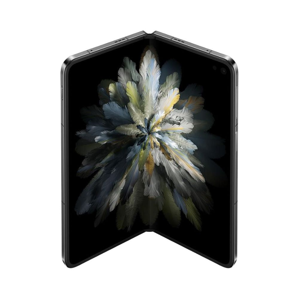 Slight tilt of OPPO Find N3 black showing screen and body edges