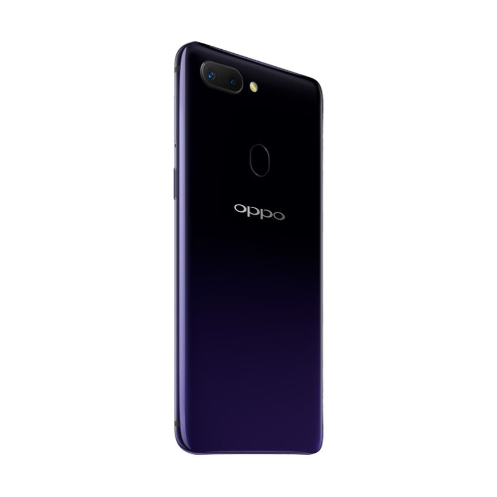 OPPO R15 Pro purple handset angled