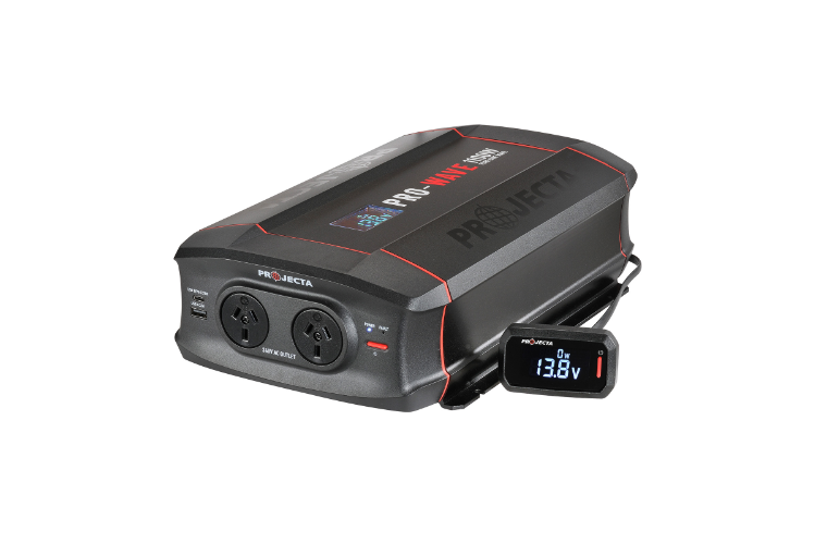 Projecta 1100W 12V Pro-Wave Pure Sine Wave Inverter – Black – New – 1100W - Open Never Used PROJECTA
