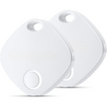 Tristar Bluetooth Item Finder Air Tags - 2 Pack - White - Track Keys, Bags & Valuables