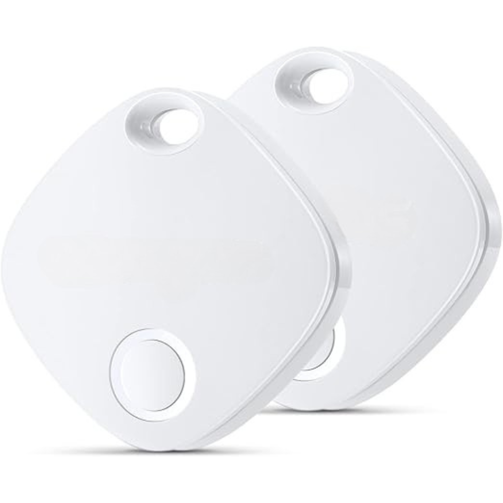 Tristar Bluetooth Item Finder Air Tags - 2 Pack - White - Track Keys, Bags & Valuables