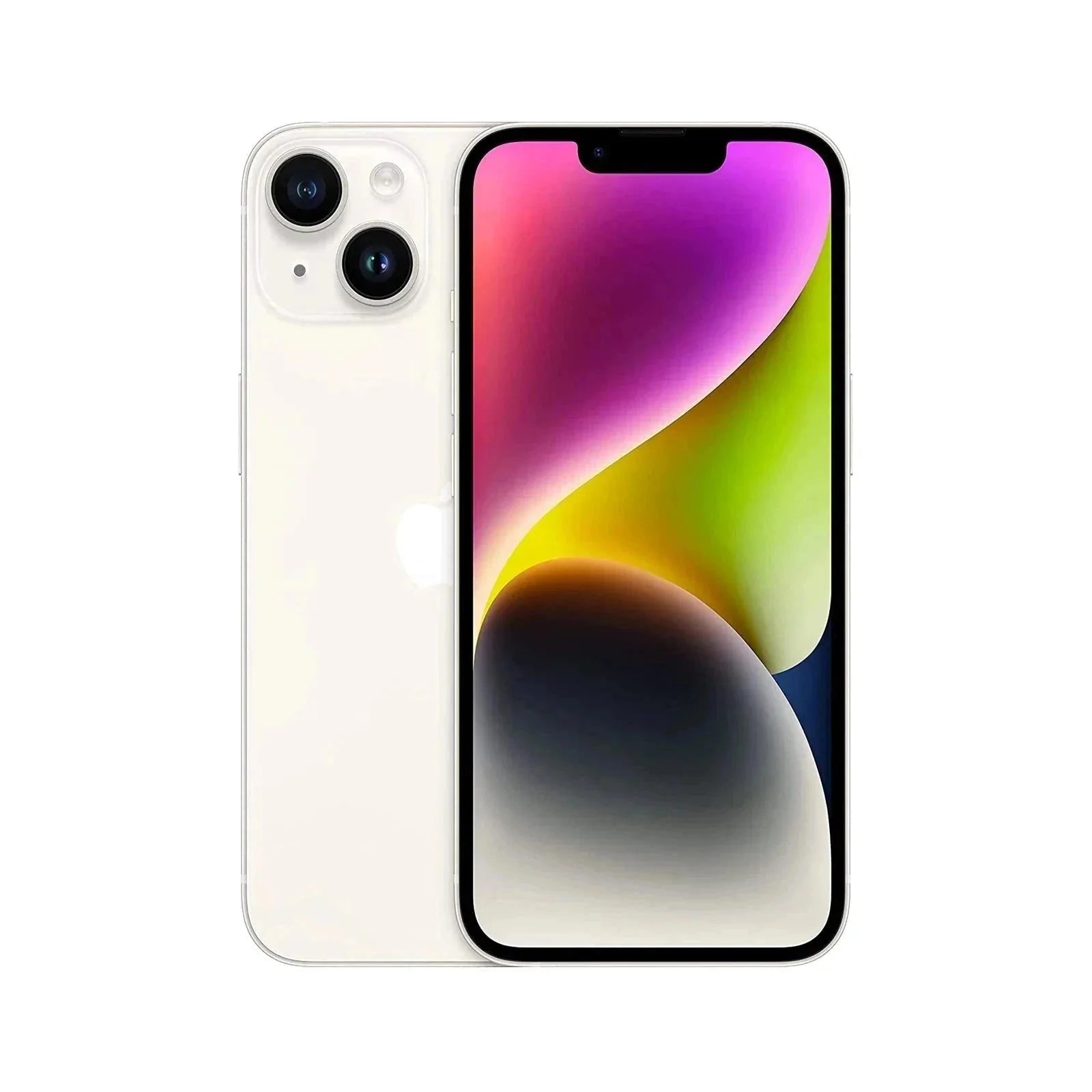 Apple iPhone 14 Plus - 128GB / 256GB / 512GB - Midnight, Starlight, (PRODUCT)RED, Blue, Purple, Yellow with 100% battery - Pristine - Refurbished Apple