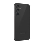 Side-view of S23 FE Graphite showing screen, bezel, and body profile