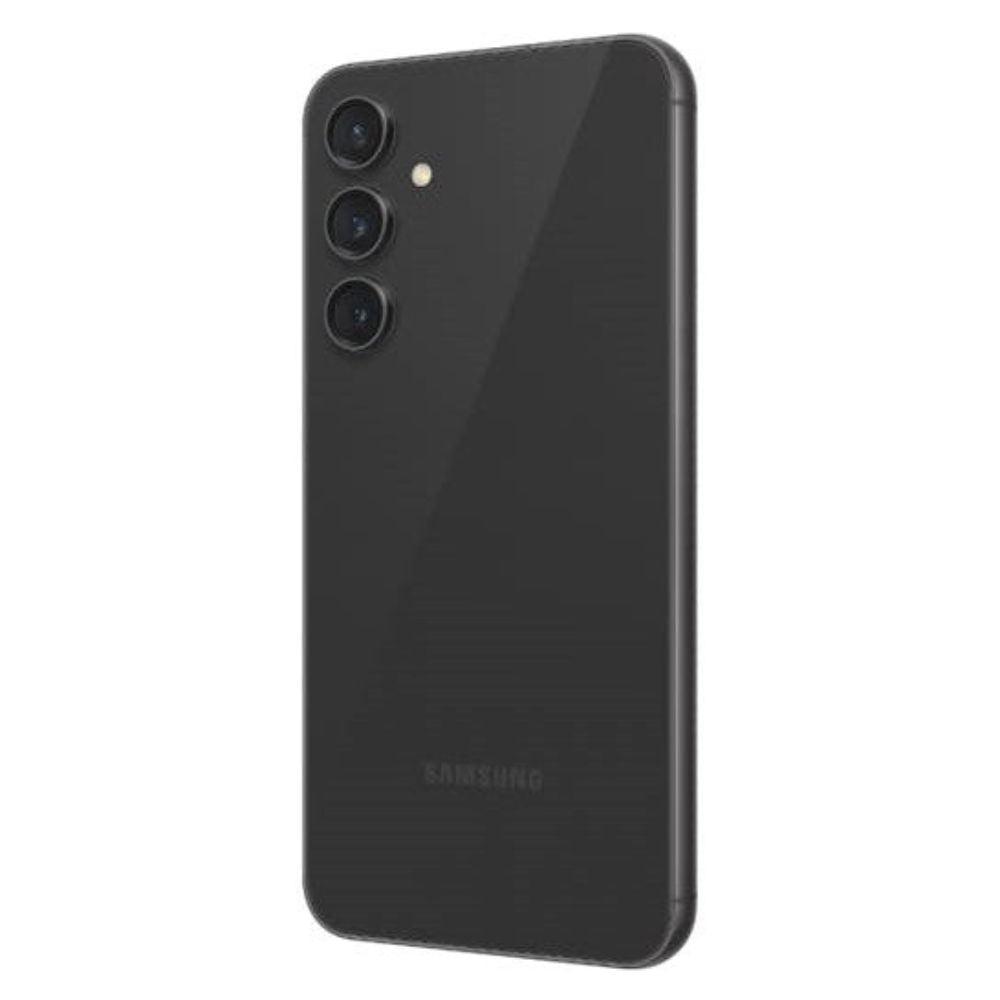 Top/front view of S23 FE Graphite showing entire front panel and frame