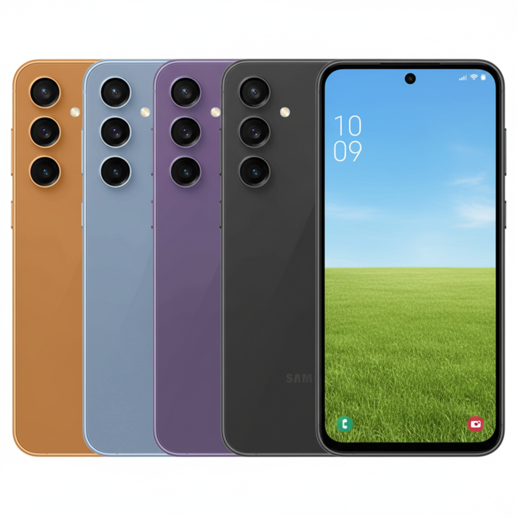 Samsung Galaxy S23 FE Smartphone - 128GB / 256GB - Graphite, Tangerine, Mint, Purple - Pristine - Refurbished - D SAMSUNG