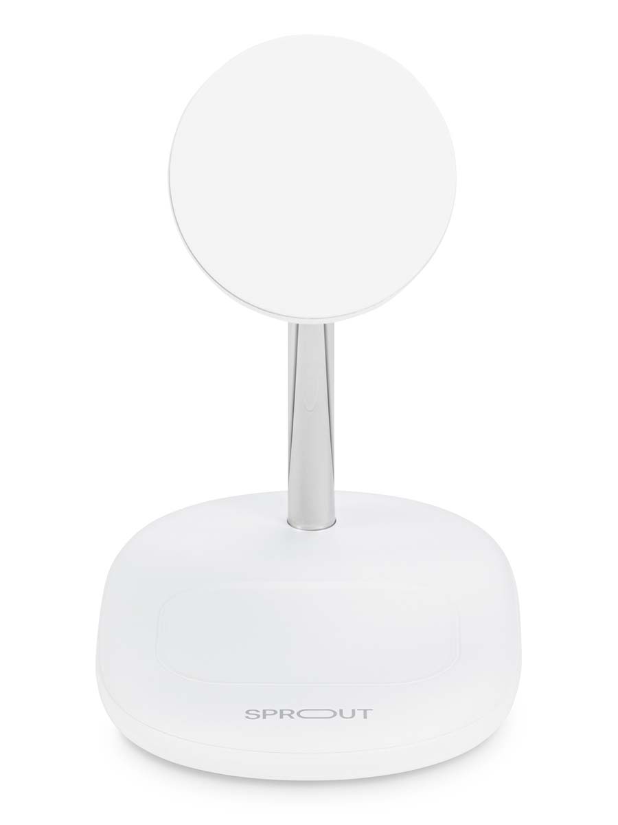 Sprout Qi2 2-in-1 Wireless Charger – White | Fast MagSafe - Open Never Used - (AU Version)