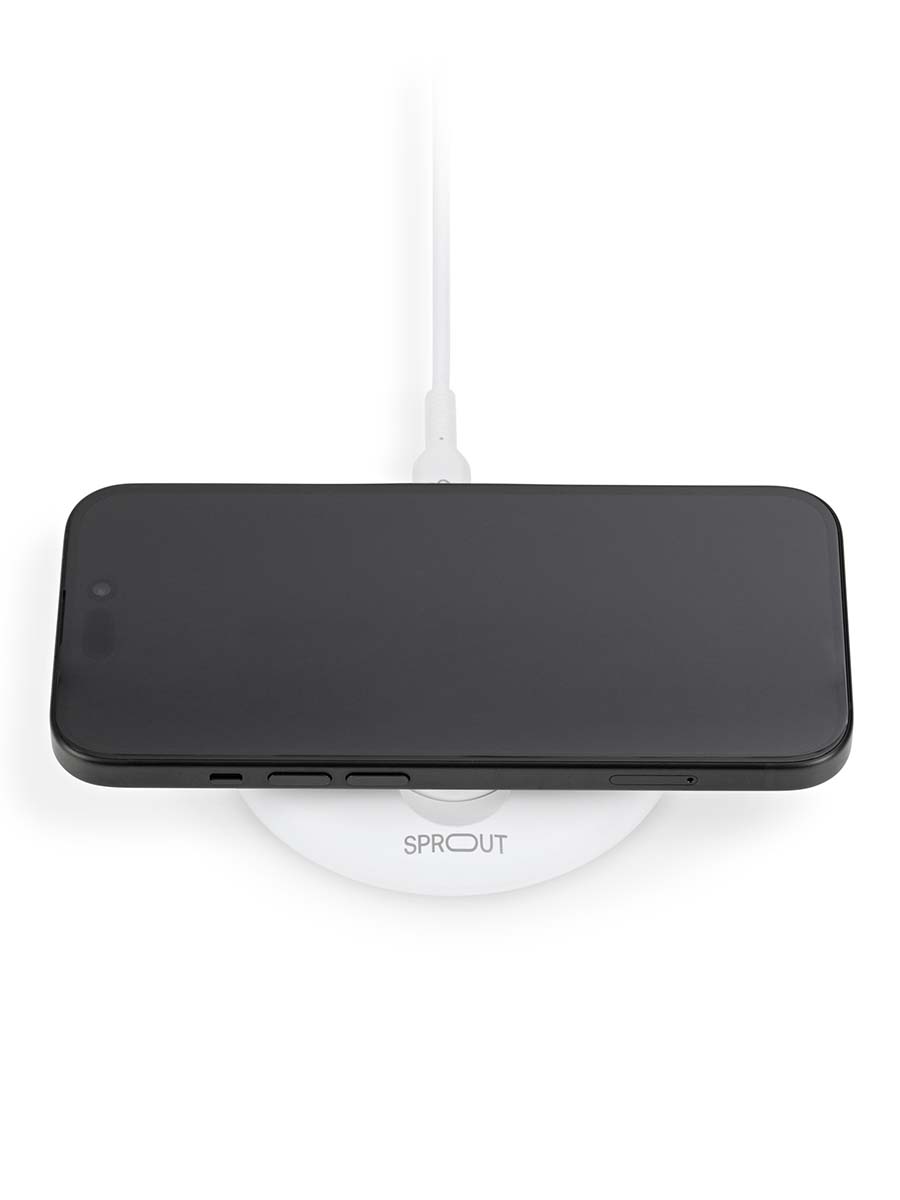 Sprout Qi2 Foldable Wireless Charger – White - Refurbished - (AU Version)
