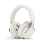 White Sprout Harmonic 4 shown at slight tilt to show earcup and headband structure