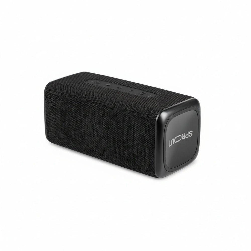 Side view of Sprout Soundwave Pro showing side profile and control panel