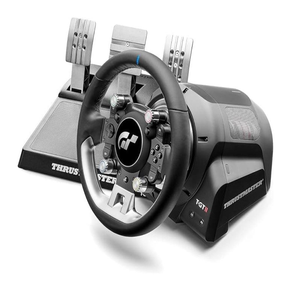 Thrustmaster T-GT II wheel and pedals in black