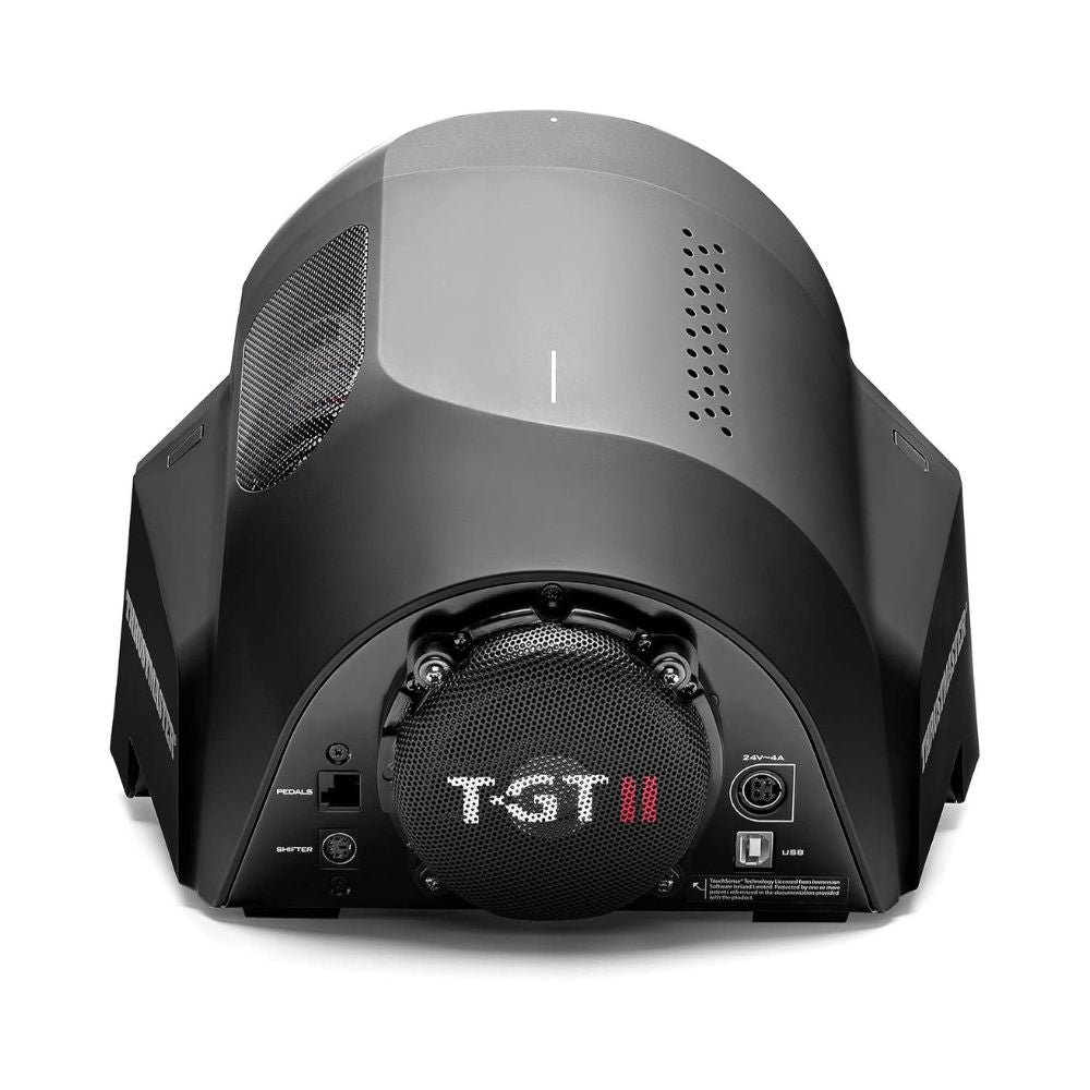 Close-up shot of T-GT II PlayStation wheel