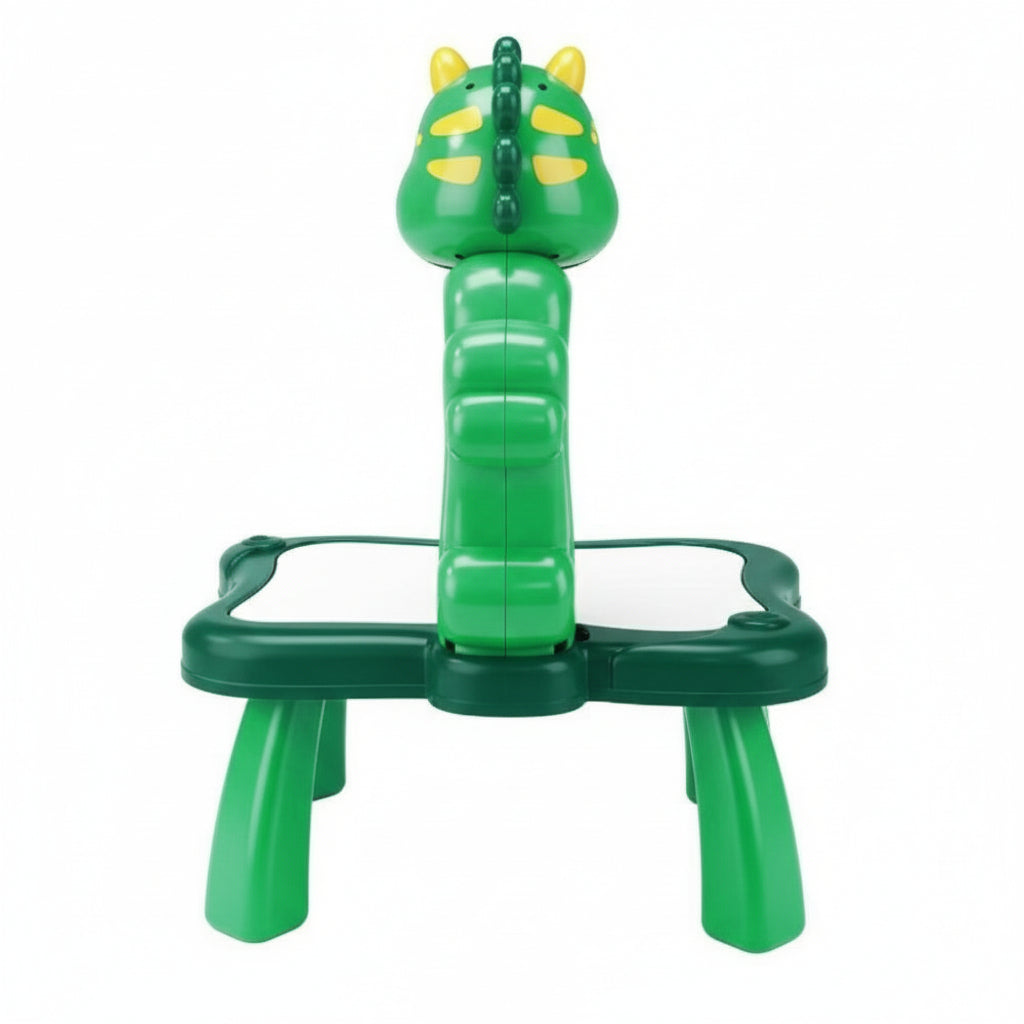 Kids LED Projector Drawing Table Toy - Dolphin Design - Green