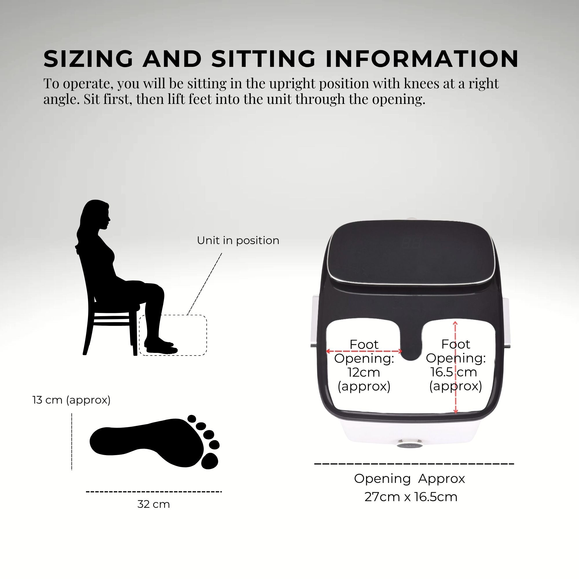 Orku Foot Spa Automatic Water Heating Massager - Electric Pedicure Bath (Copy) Tristar Online