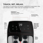 Orku Foot Spa Automatic Water Heating Massager - Electric Pedicure Bath (Copy) Tristar Online