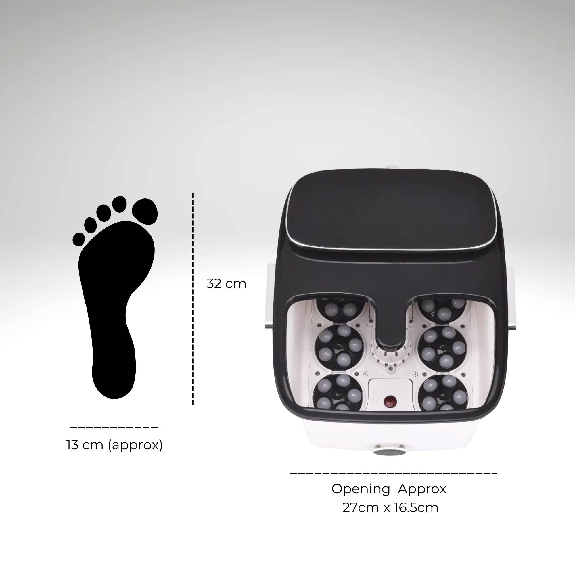 Orku Foot Spa Automatic Water Heating Massager - Electric Pedicure Bath (Copy) Tristar Online