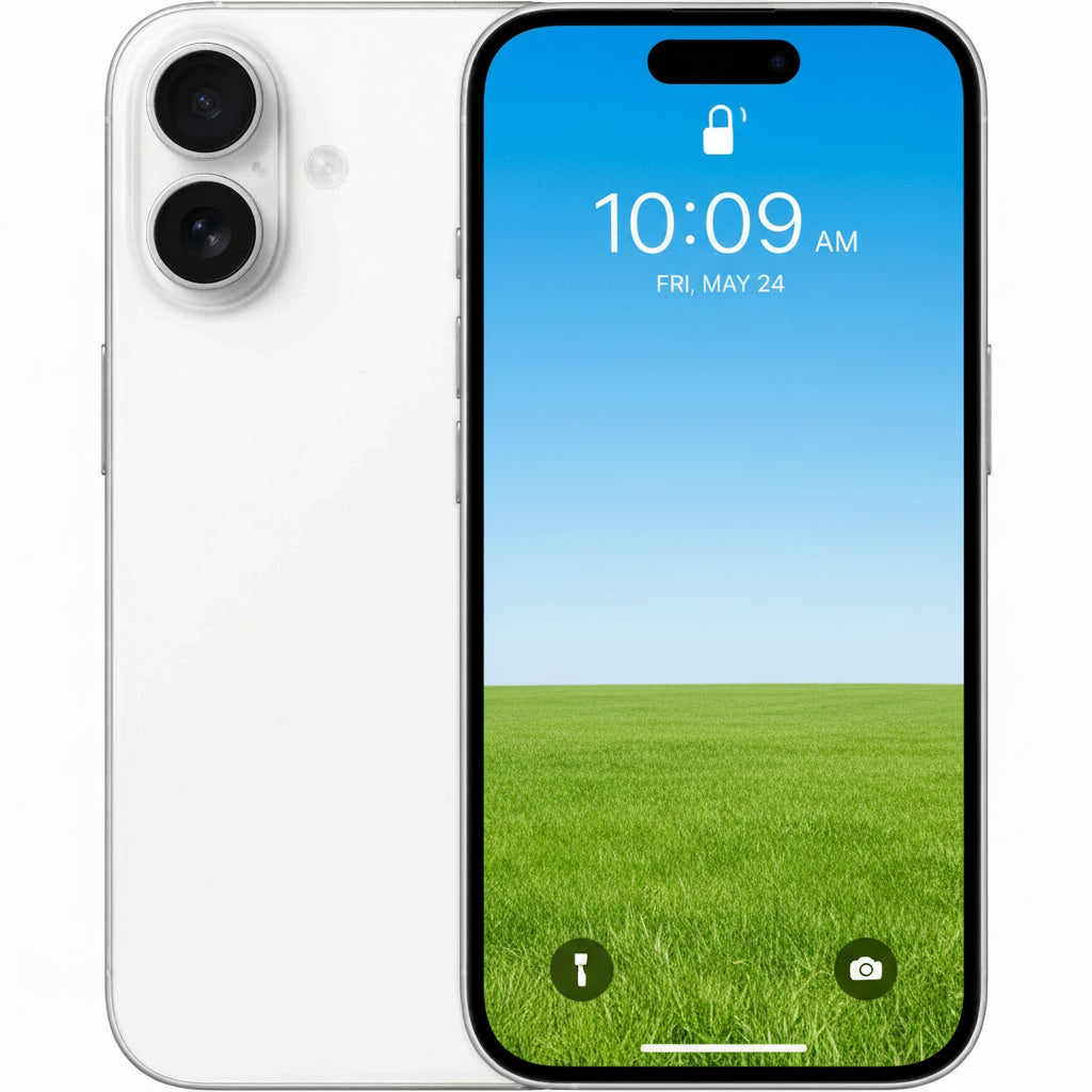 Apple iPhone 16 - 128GB / 256GB / 512GB - Black, White, Pink, Teal, Ultramarine