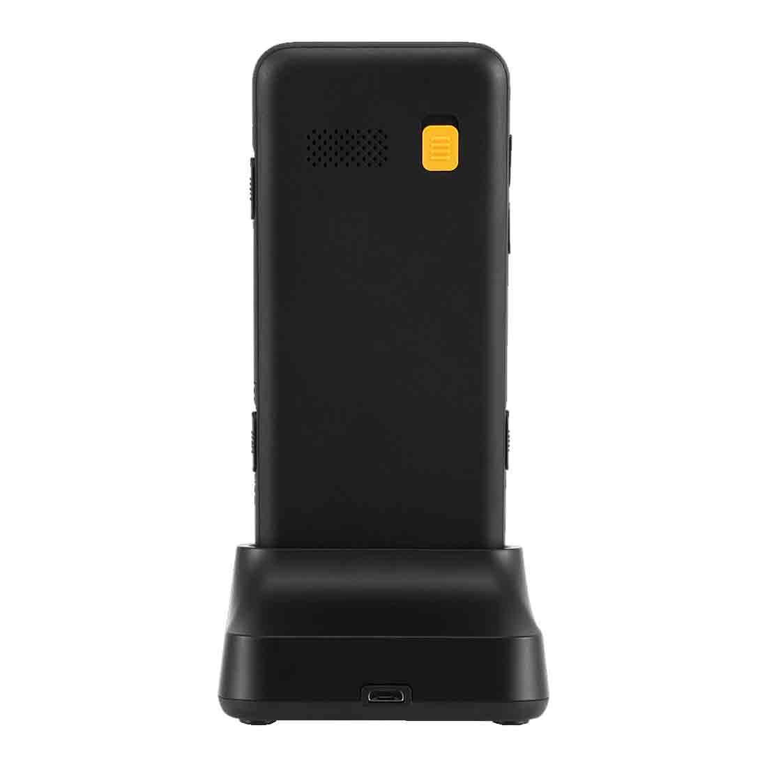 Refurbished ZTE Easycall 5 4GX Black – front/back split, keypad & display visible