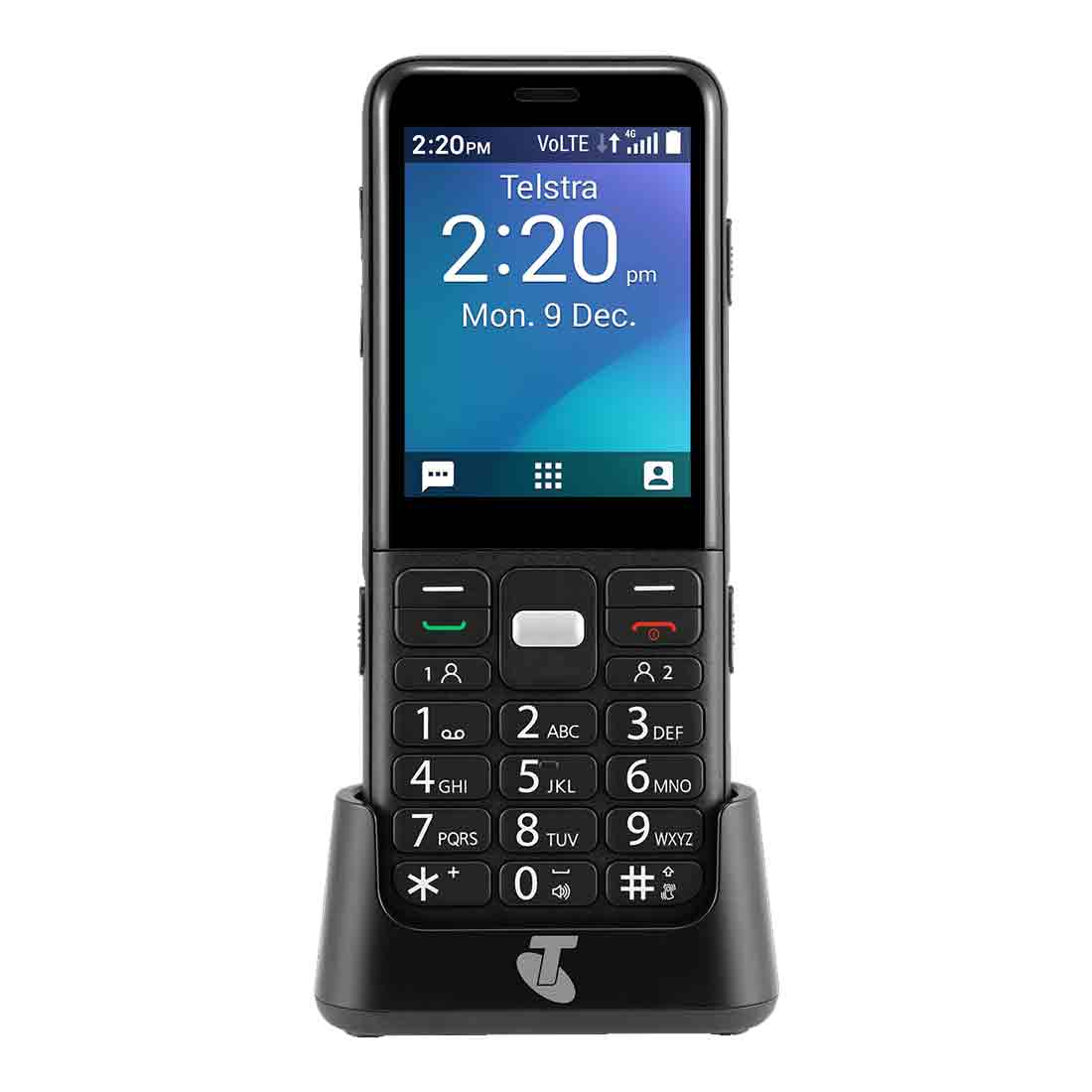 ZTE Easy call 5 4GX 400GB Black - Excellent Refurbished Telstra