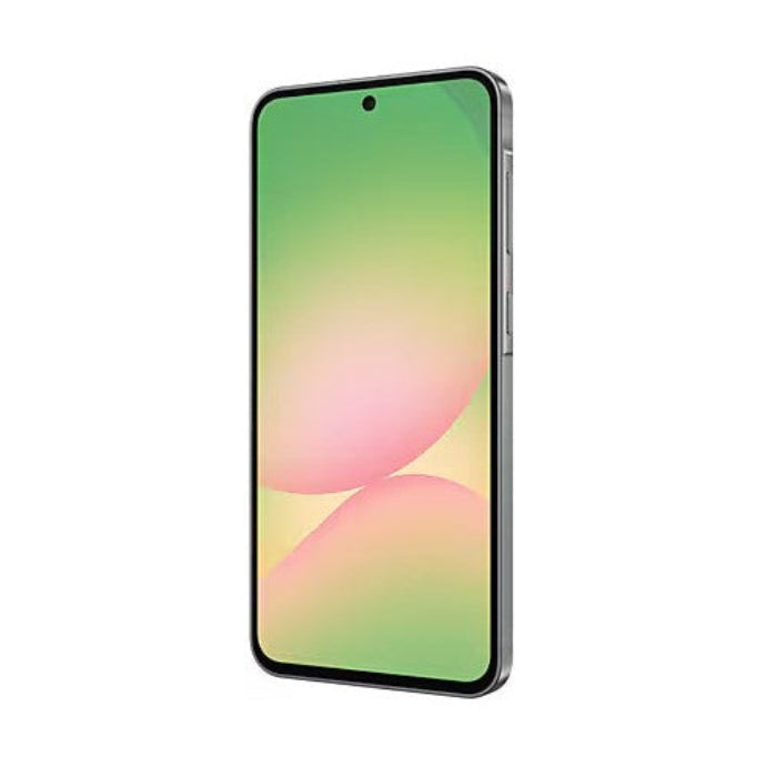 Samsung Galaxy A56 5G displaying home screen and vivid display