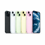 Apple iPhone 15 - 128GB, 256GB, 512GB - Pink, Yellow, Blue, Green, Black - Excellent - Refurbished