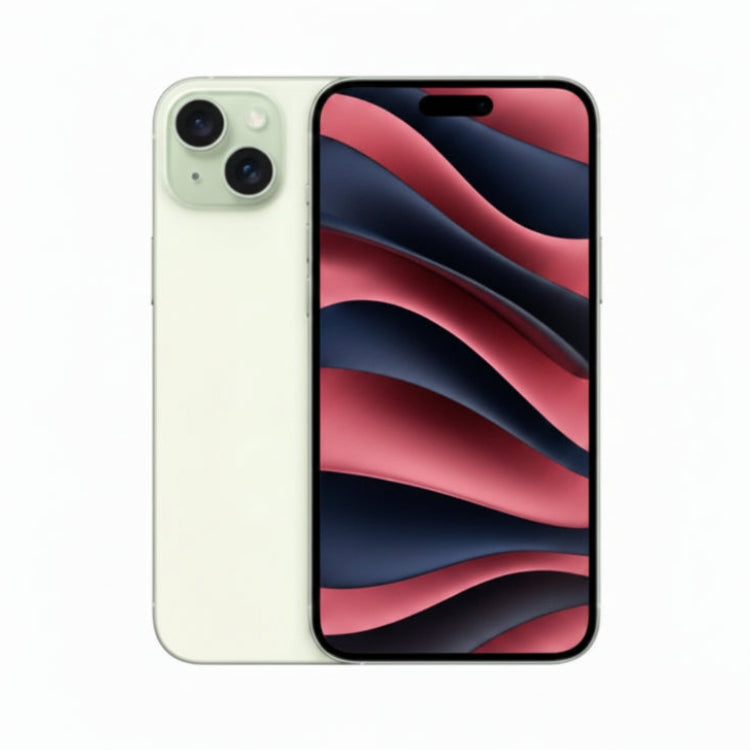 Apple iPhone 15 - 128GB, 256GB, 512GB - Pink, Yellow, Blue, Green & Black - Green / 128GB