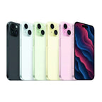 Apple iPhone 15 - 128GB / 256GB / 512GB - Pink, Yellow, Blue, Green & Black Apple