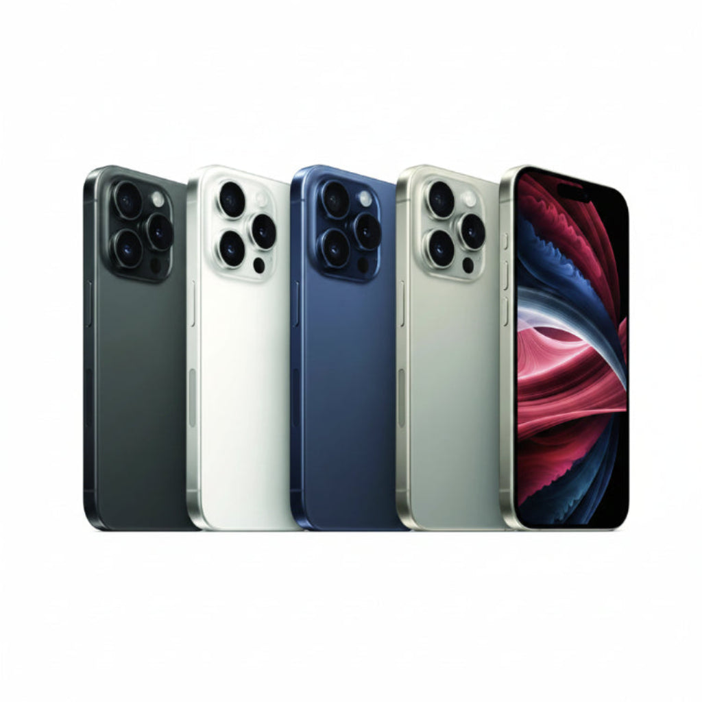 Apple iPhone 15 Pro Max - 256GB / 512GB / 1TB - Black, White, Blue & Natural Titanium - Good - Refurbished