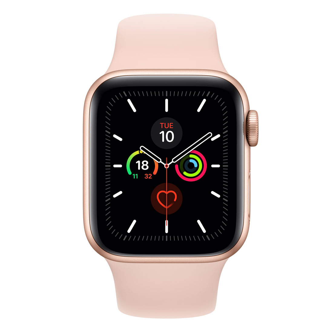 Apple Watch S5 40mm Cellular - Gold Al Case w/ Pink Sand Sport Band -  AU Version