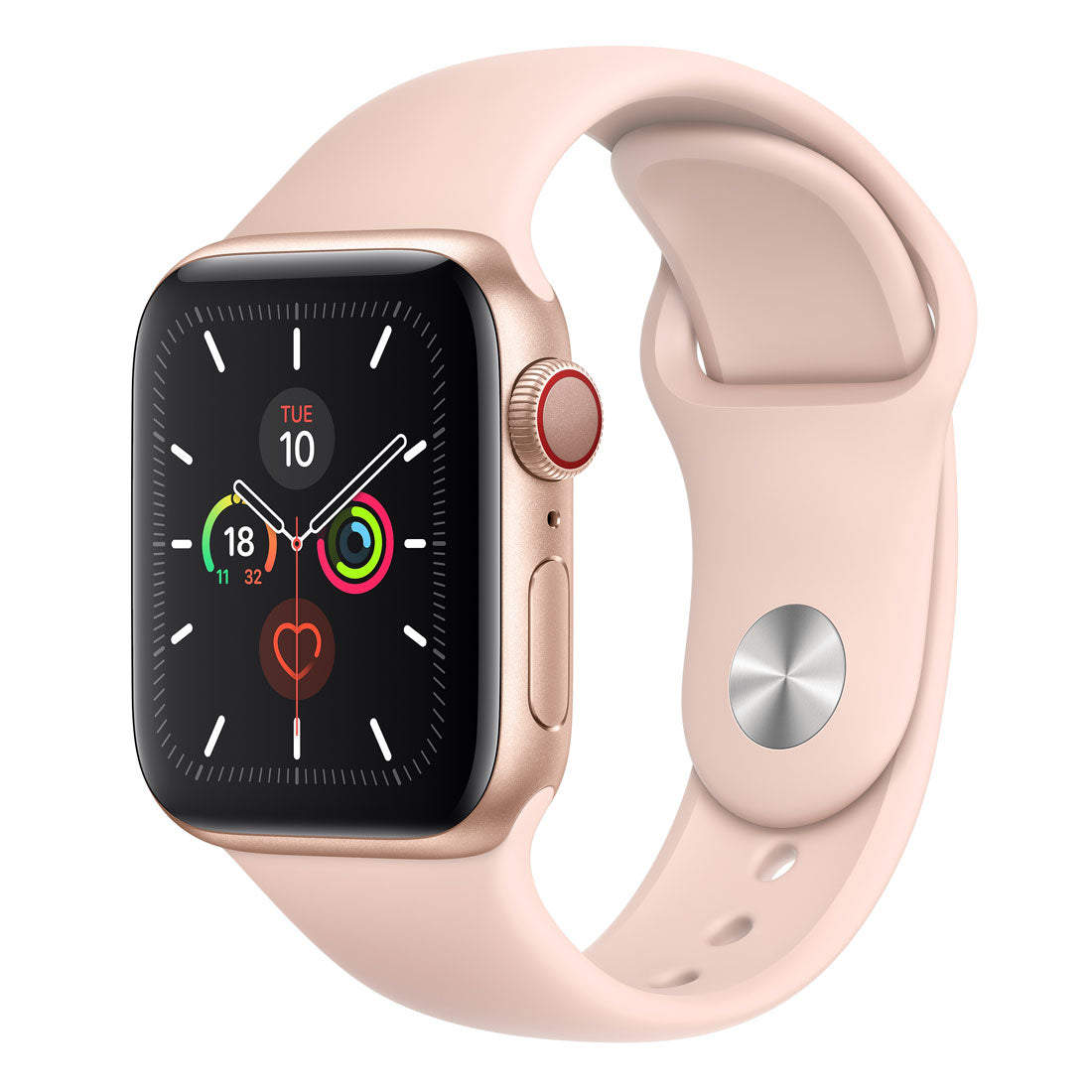 Apple Watch S5 40mm Cellular - Gold Al Case w/ Pink Sand Sport Band -  AU Version