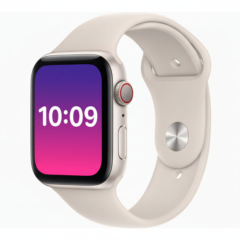 Apple Watch SE2 40mm GPS + Cellular 2nd Gen Starlight Aluminium Case Starlight Sport Band (S/M) - AU Version