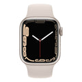 Apple Watch Series 7 45mm GPS Aluminium Case With Sport Band - Starlight - Pristine - Refurbished - AU Version Apple