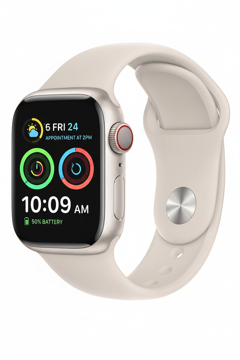 Apple Watch Series 8 41mm Starlight Aluminium Case GPS + Cellular 32GB Smartwatch Telstra